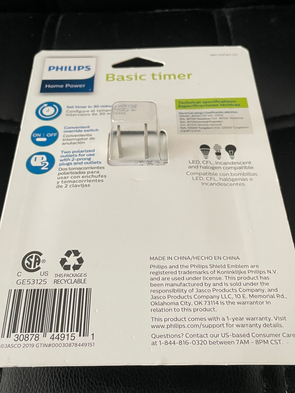 Philips Basic Mechanical Timer-NWT - Picture 3 of 3